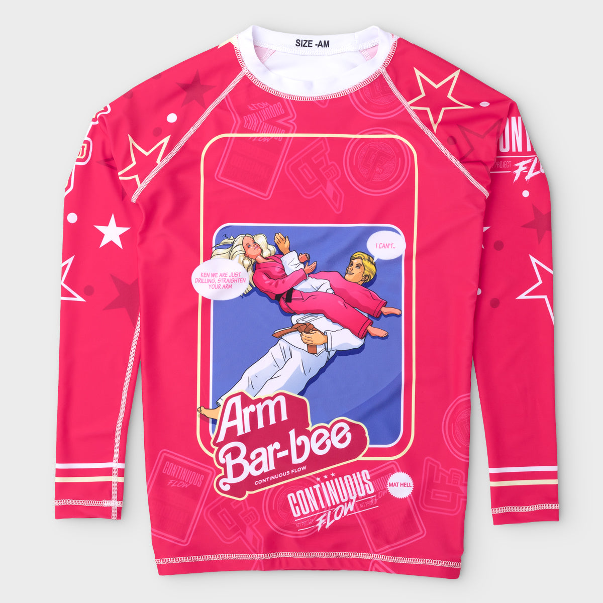 Continuous Flow Arm Bar-bee Long Sleeve Rash Guard