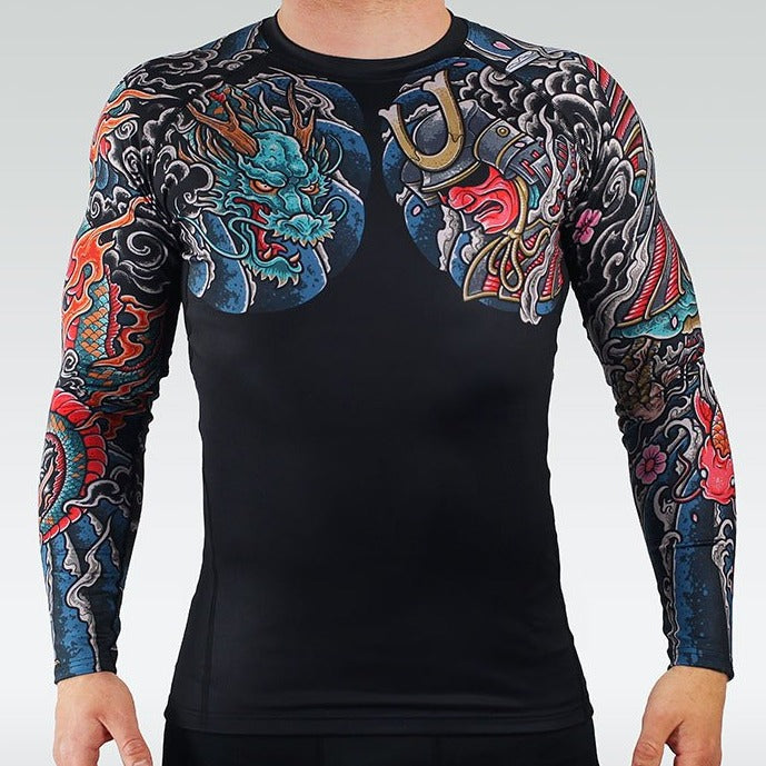 Ground Game "Bushido 3.0" Long Sleeve Rash Guard
