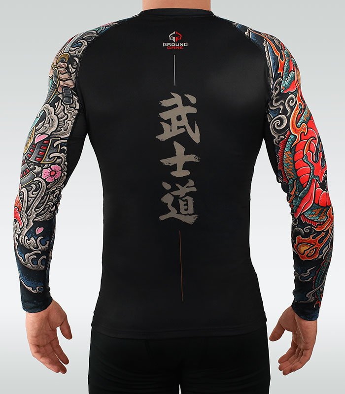 Ground Game "Bushido 3.0" Long Sleeve Rash Guard