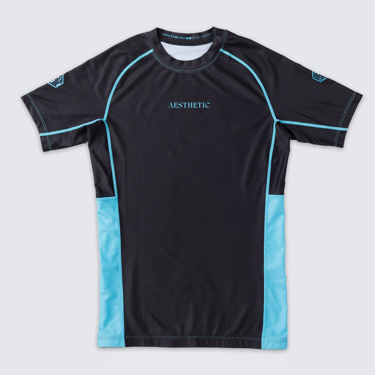 Aesthetic "Legacy" Short Sleeve Rash Guard - Tron