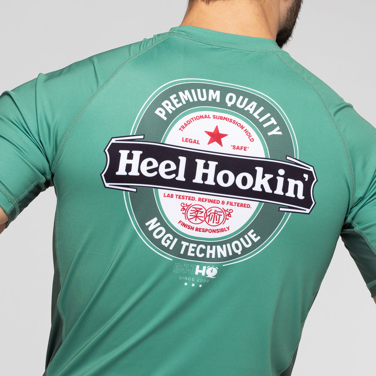 Heel Hookin' Men's Rash Guard by BJJHQ