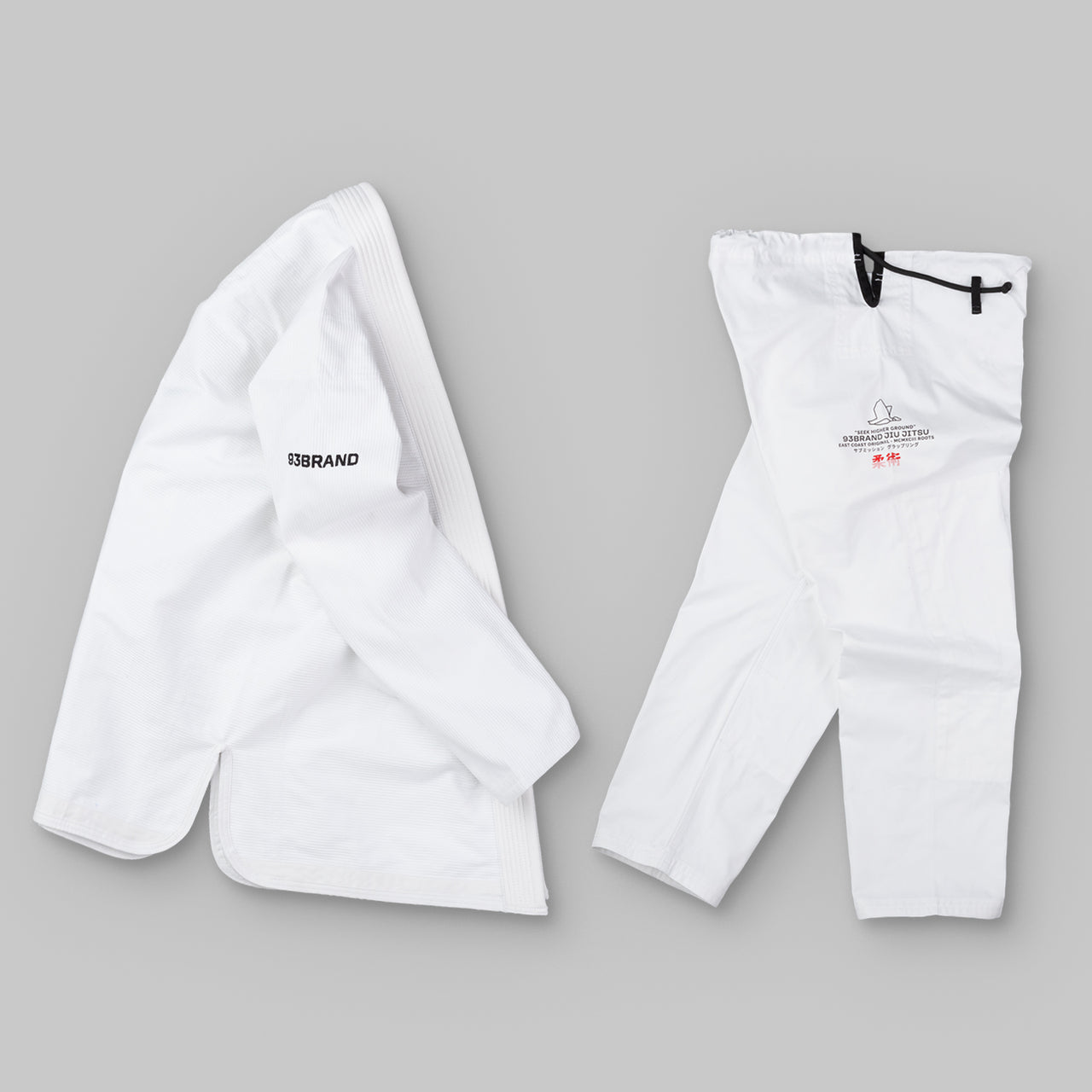 93brand Hooks Classic BJJ GI - White