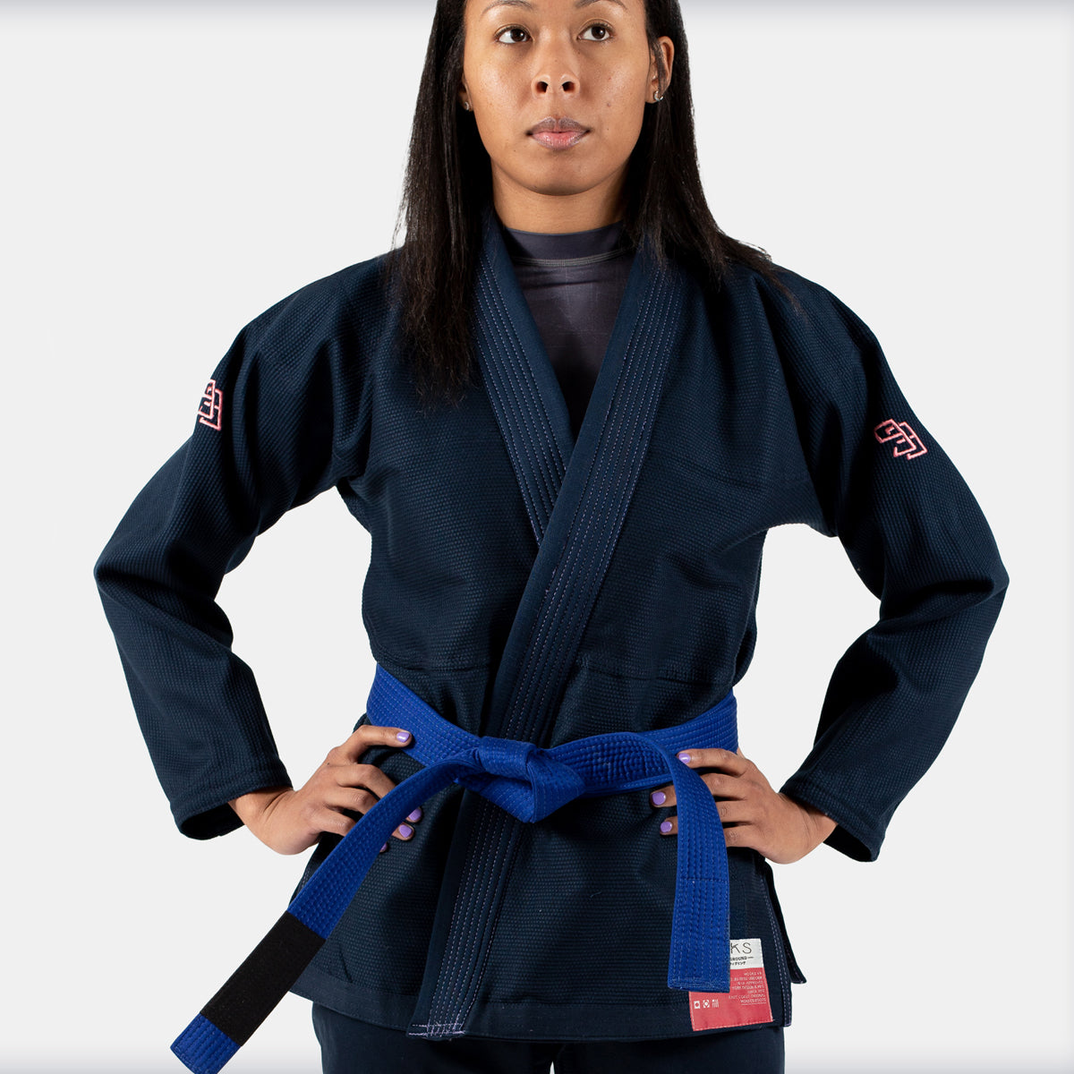 93brand HOOKS V5 Women's BJJ Gi - Navy