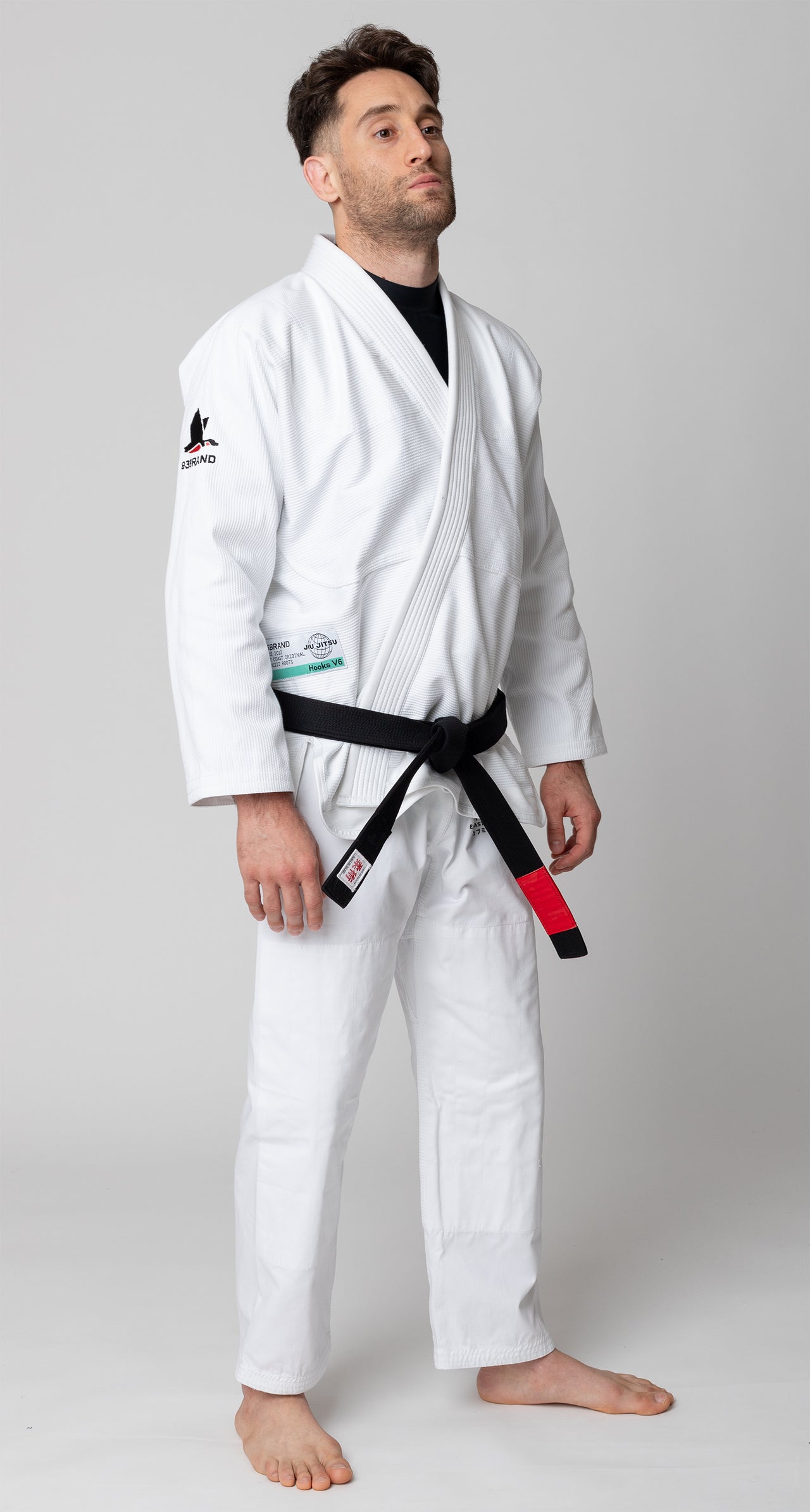 93brand Hooks V6 BJJ Gi - White