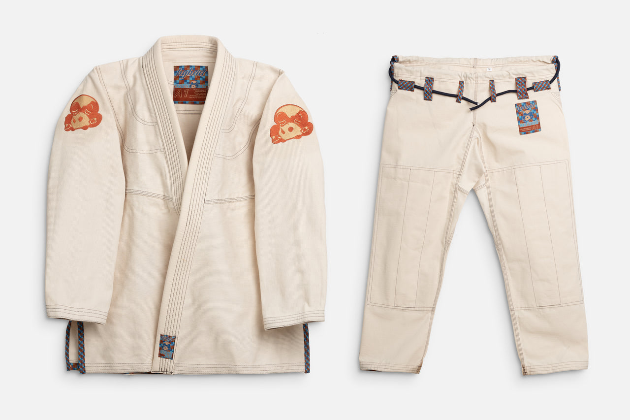 Inverted Gear Hybrid BJJ Gi - Unbleached/Mocha