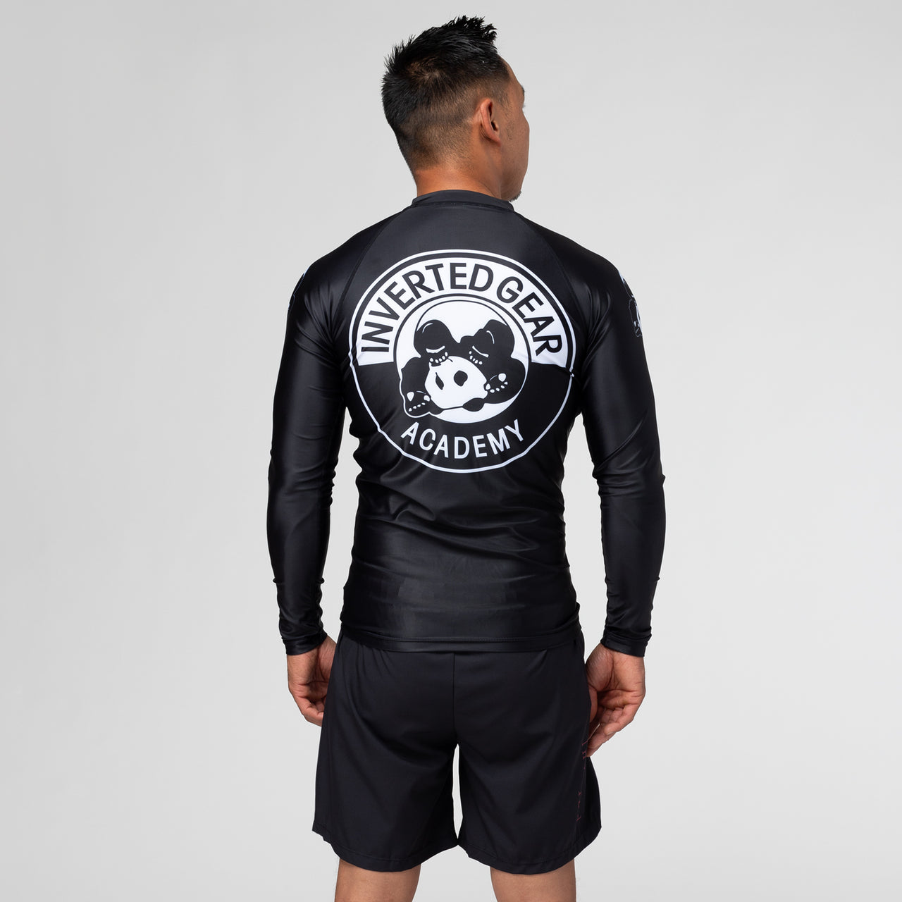 Inverted Gear Academy Long Sleeve Rash Guard - Black