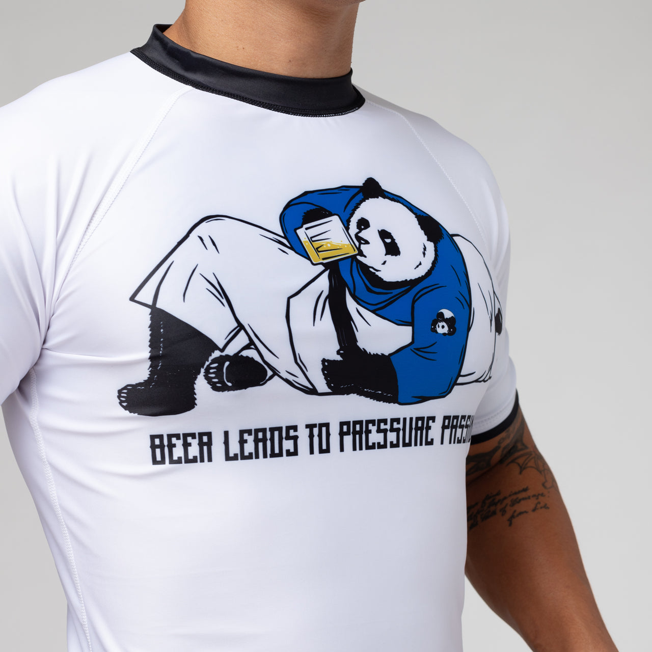 Inverted Gear "Beer Leads To Pressure Passing" Rash Guard