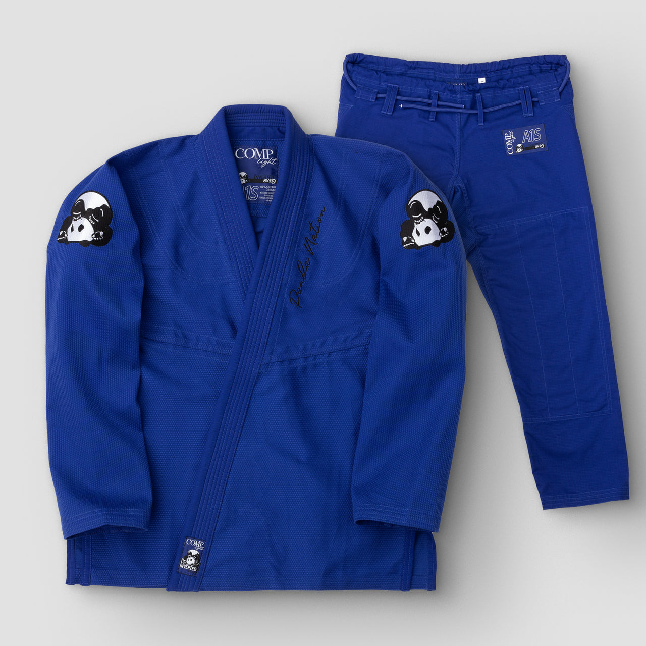 Inverted Gear Comp Light BJJ Gi - Blue