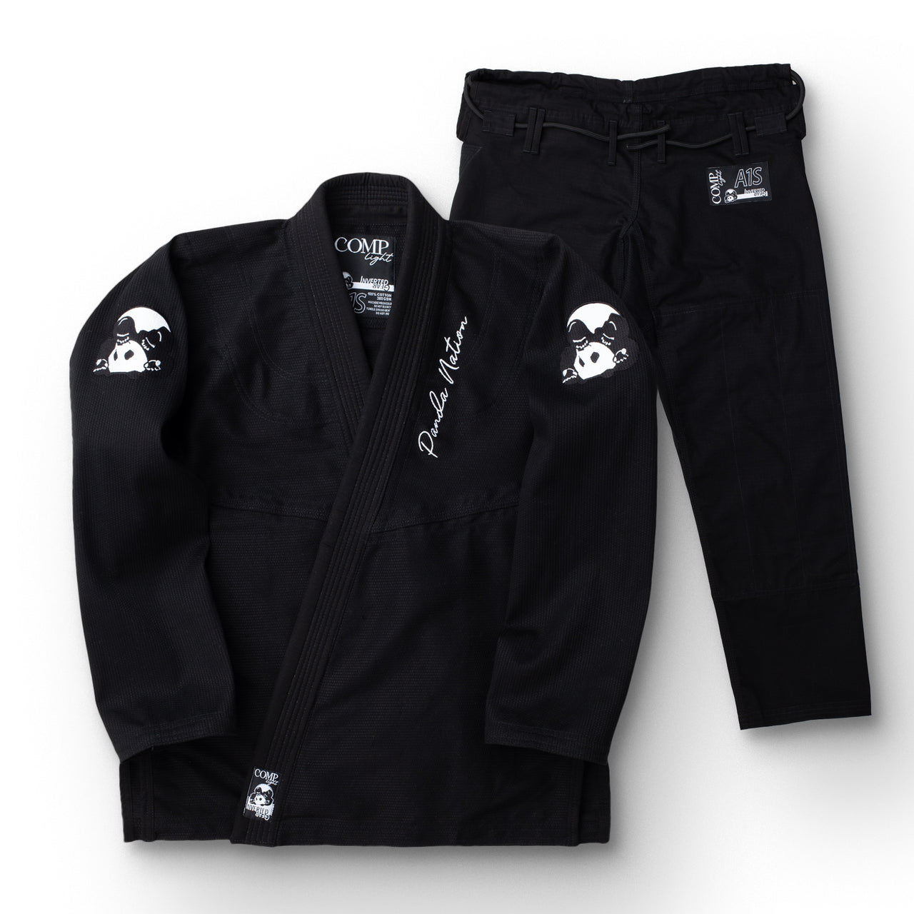 Inverted Gear Comp Light Women's BJJ Gi - Black