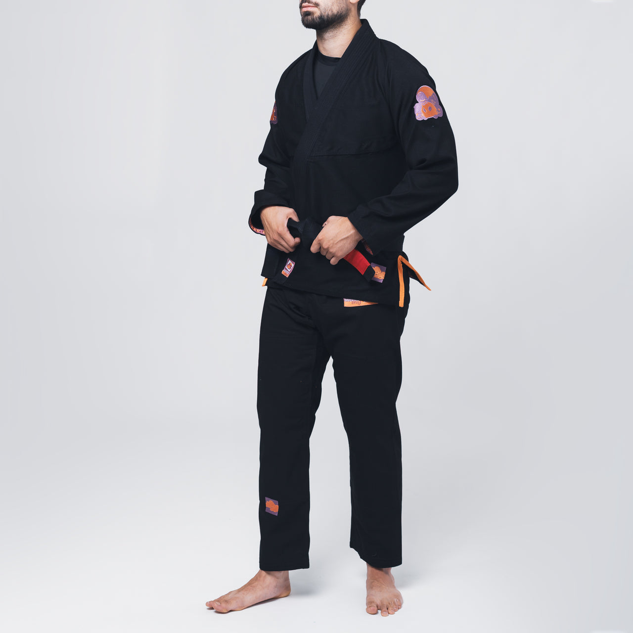 Inverted Gear Ultra Light BJJ Gi Panda - Black