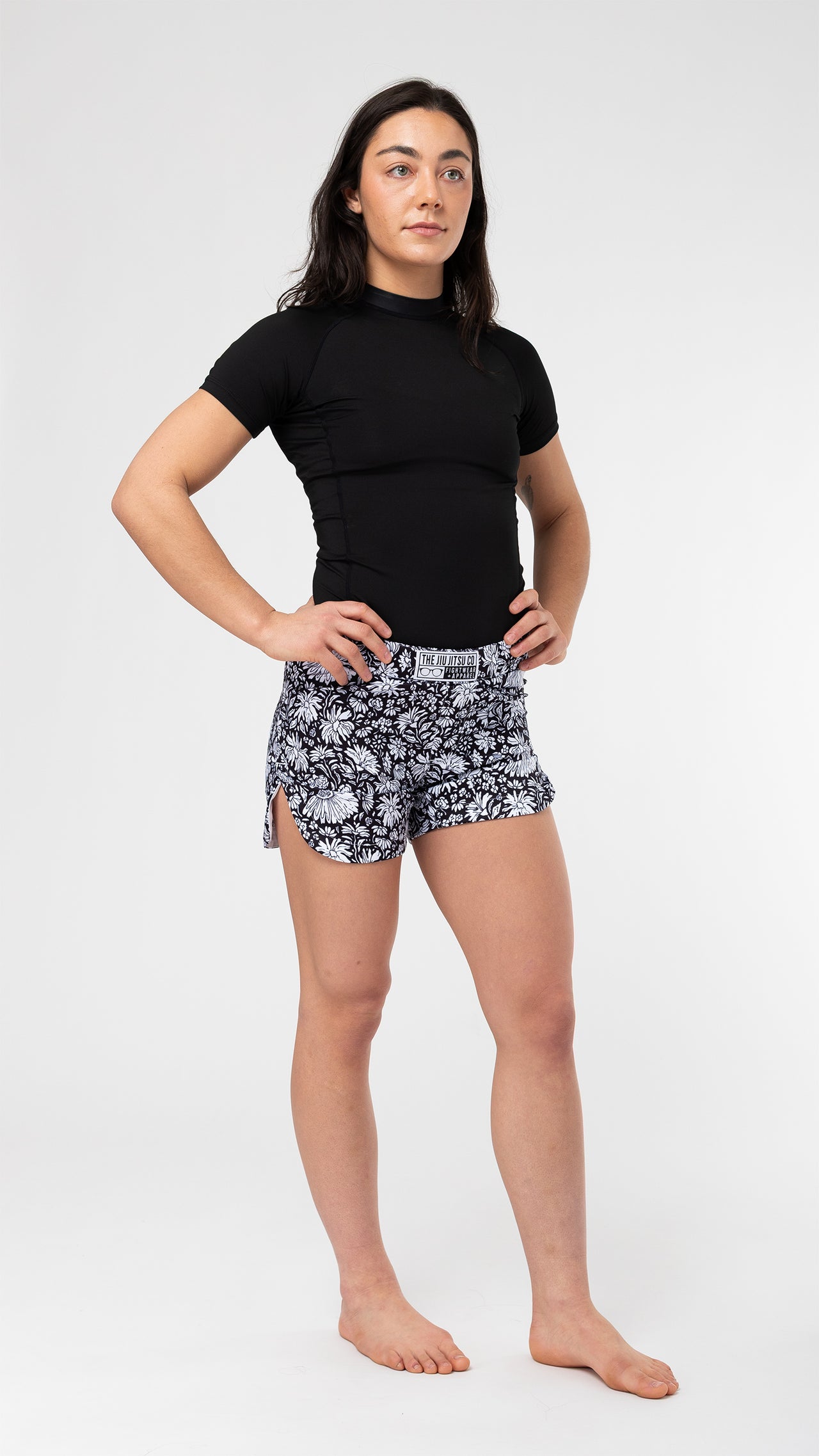 The Jiu Jitsu Company "Midnight Bloom" Women's Shorts