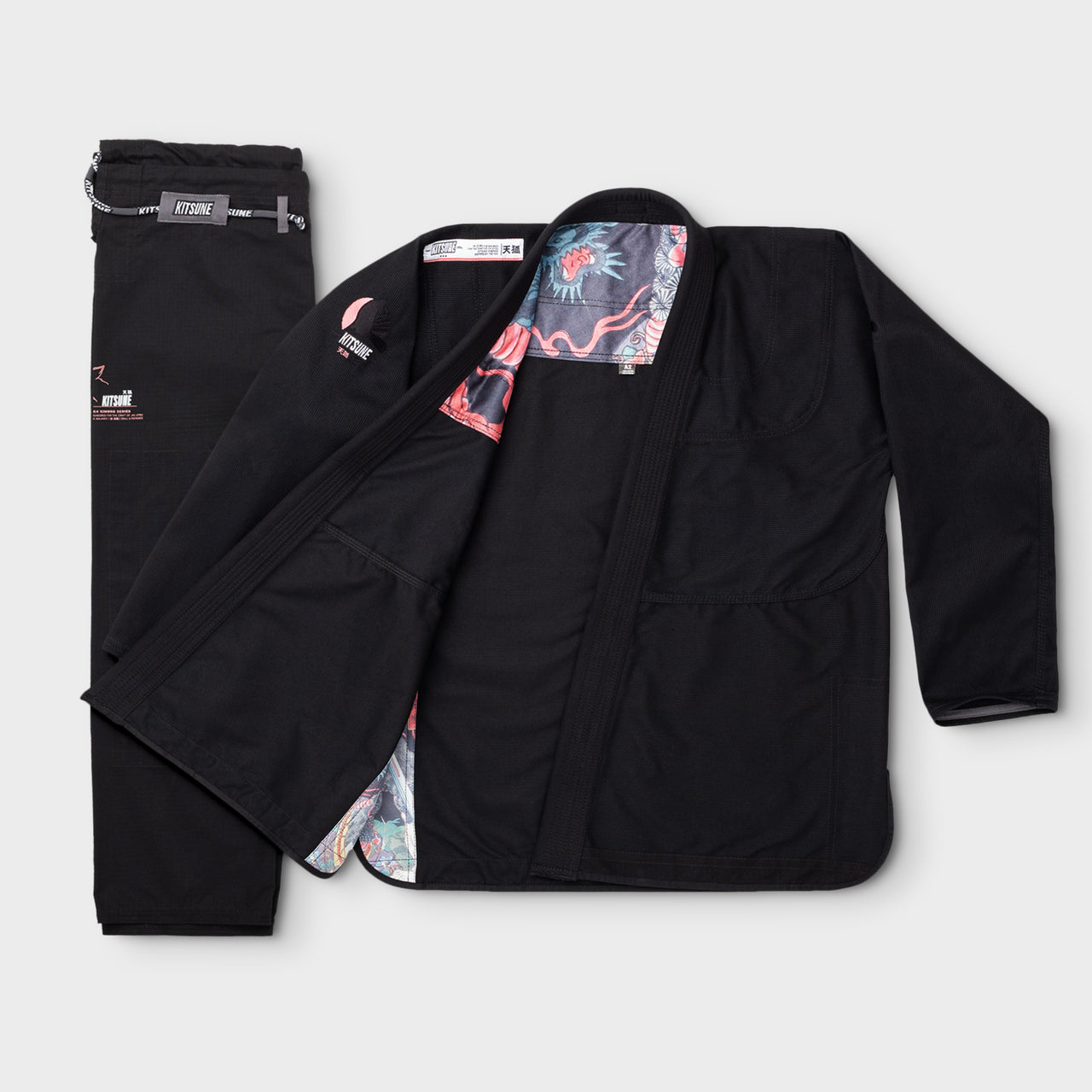 Kitsune "Heroes" BJJ Gi - Black