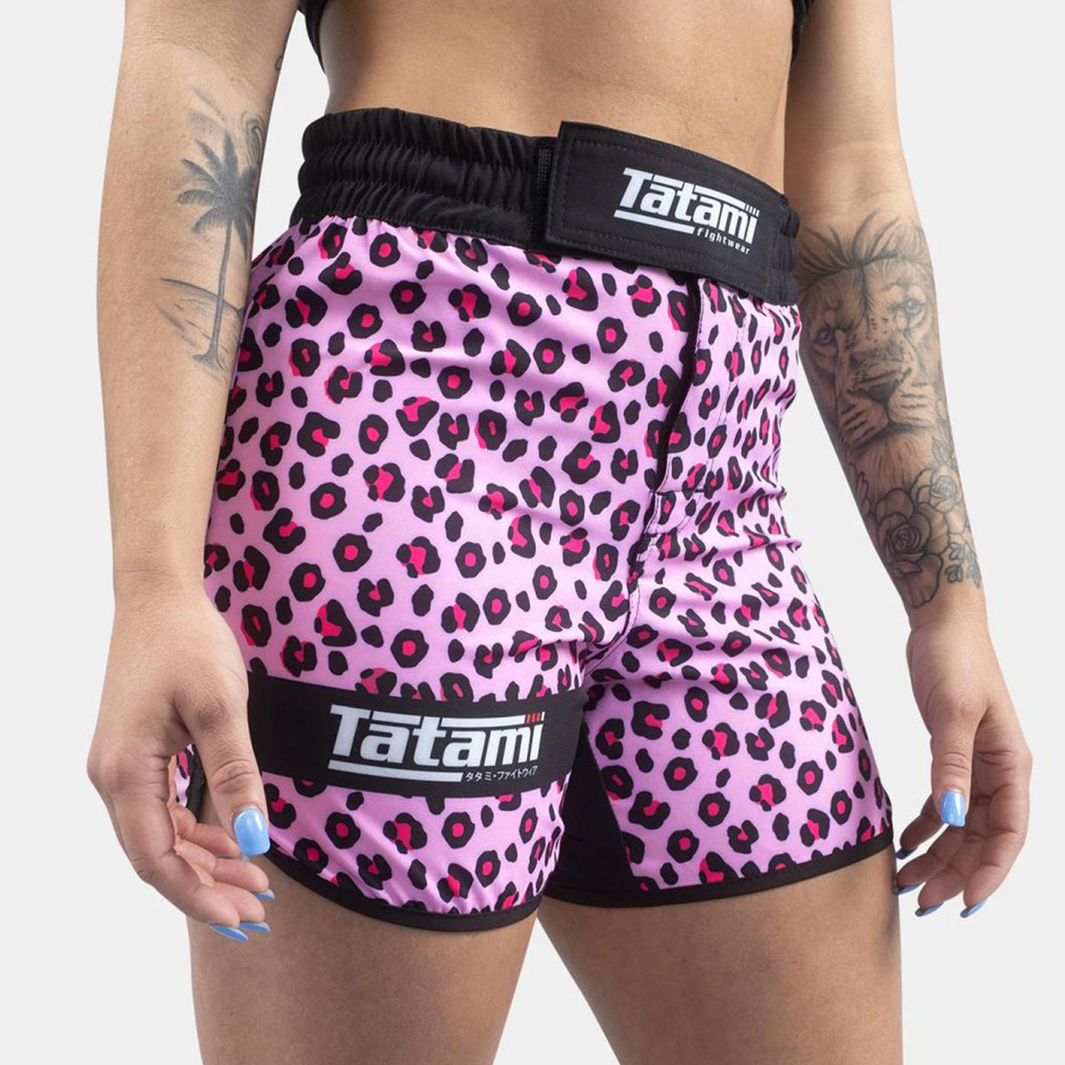 Tatami "Recharge" Women's Fight Shorts - Leopard Pink