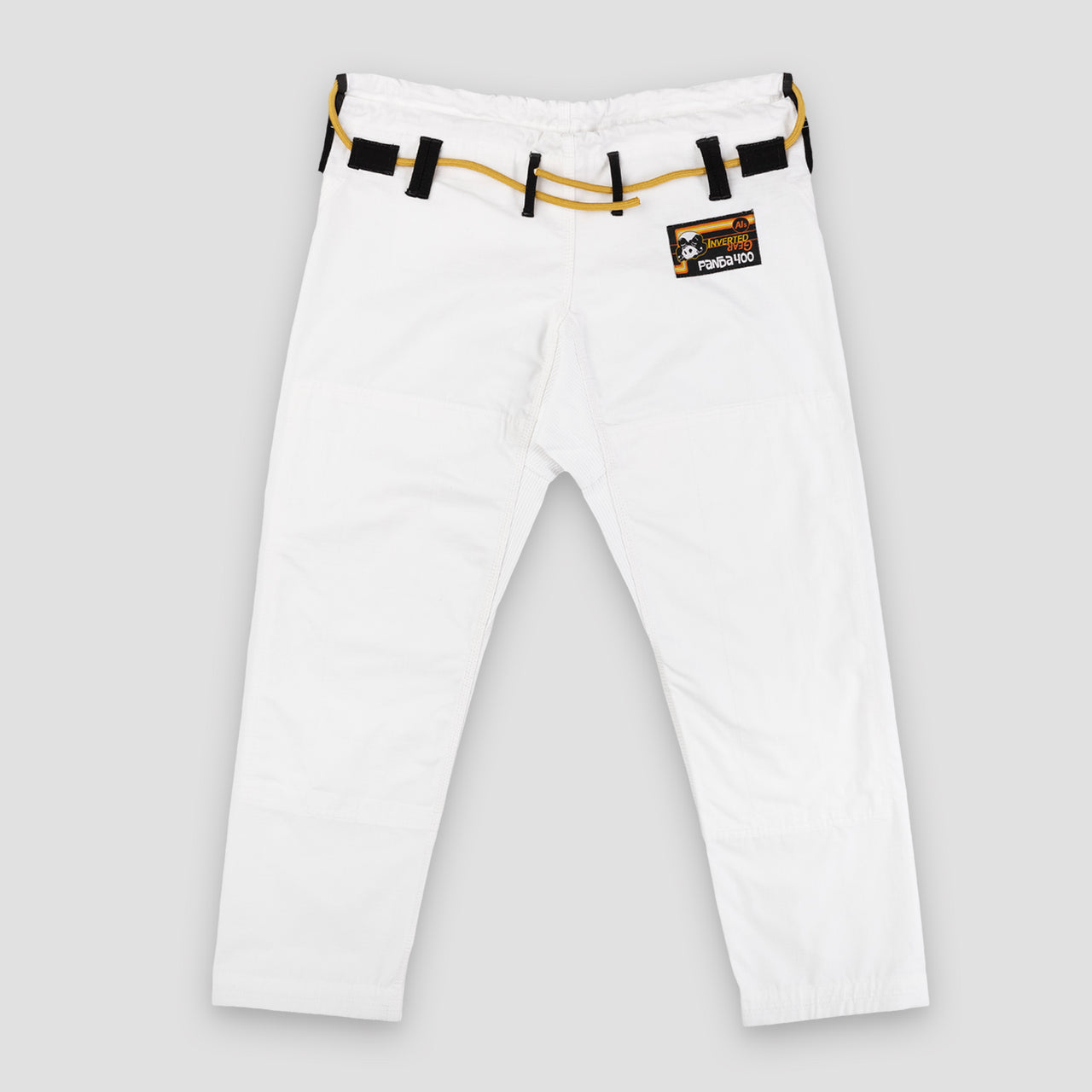 Inverted Gear Panda 400 White Women's BJJ Gi - Gold Panda