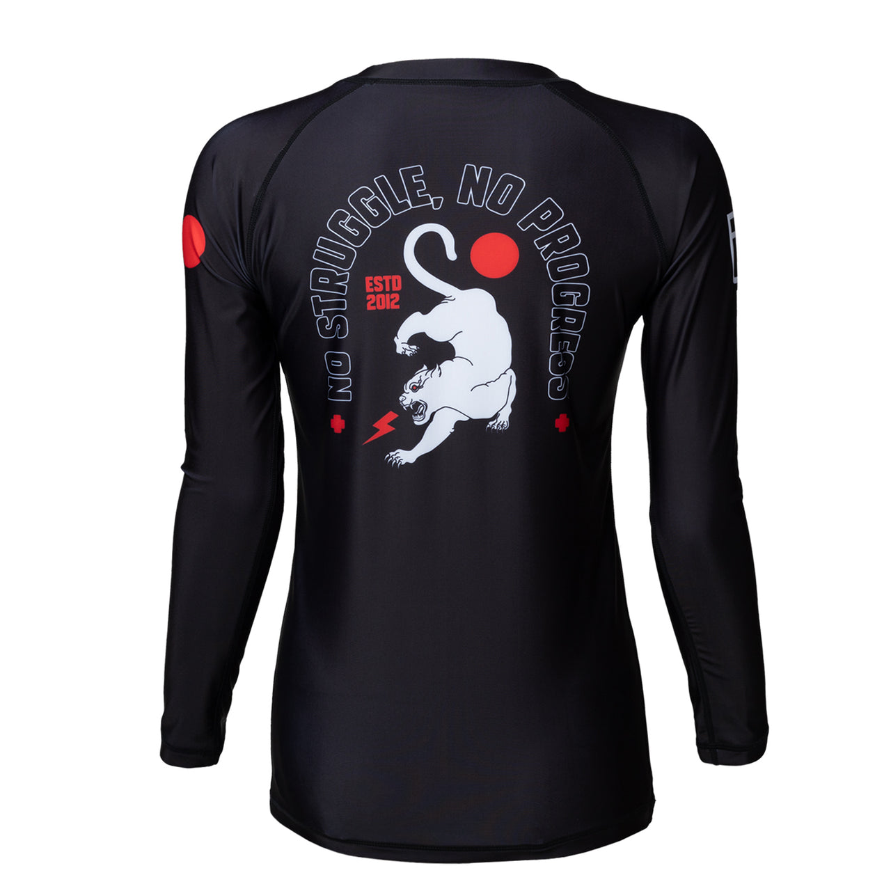 Progress "Panther" Long Sleeve Women's Rash Guard  - Black