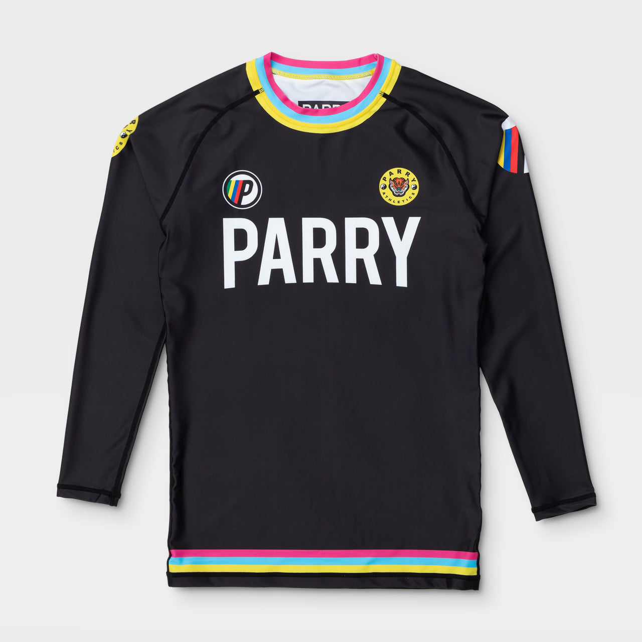 PARRY "Tiger" Black Long Sleeve Rash Guard