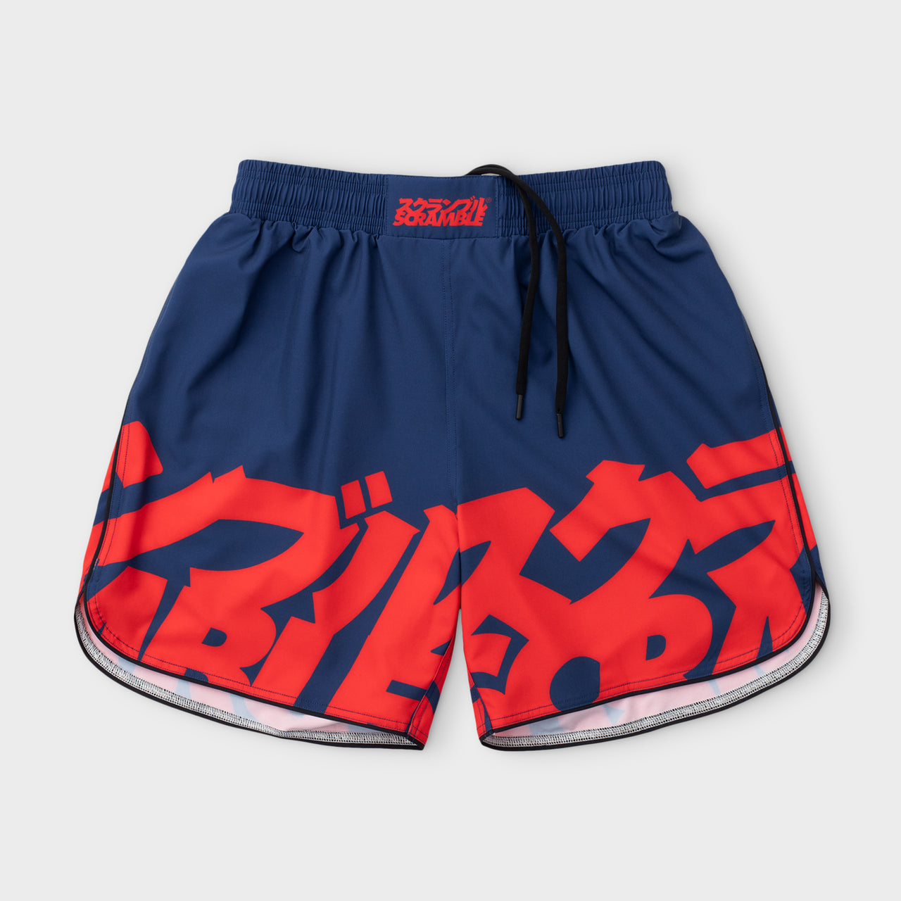 Scramble "BAKA" Shorts - Blue/Red