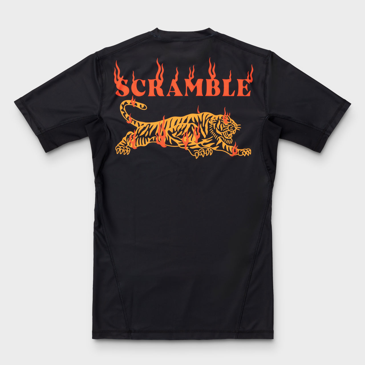 Scamble Burning Tiger Rashguard Mens