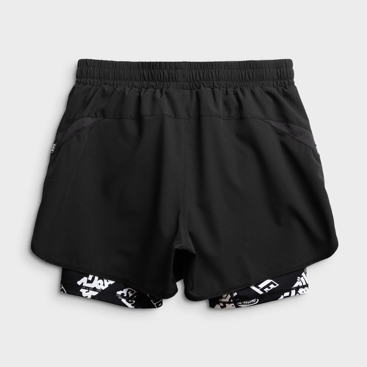 Scramble Combination Shorts - Black/Logotypes