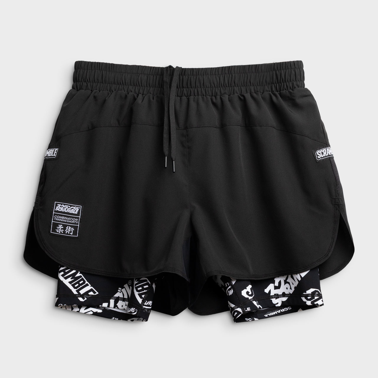 Scramble Combination Shorts - Black/Logotypes