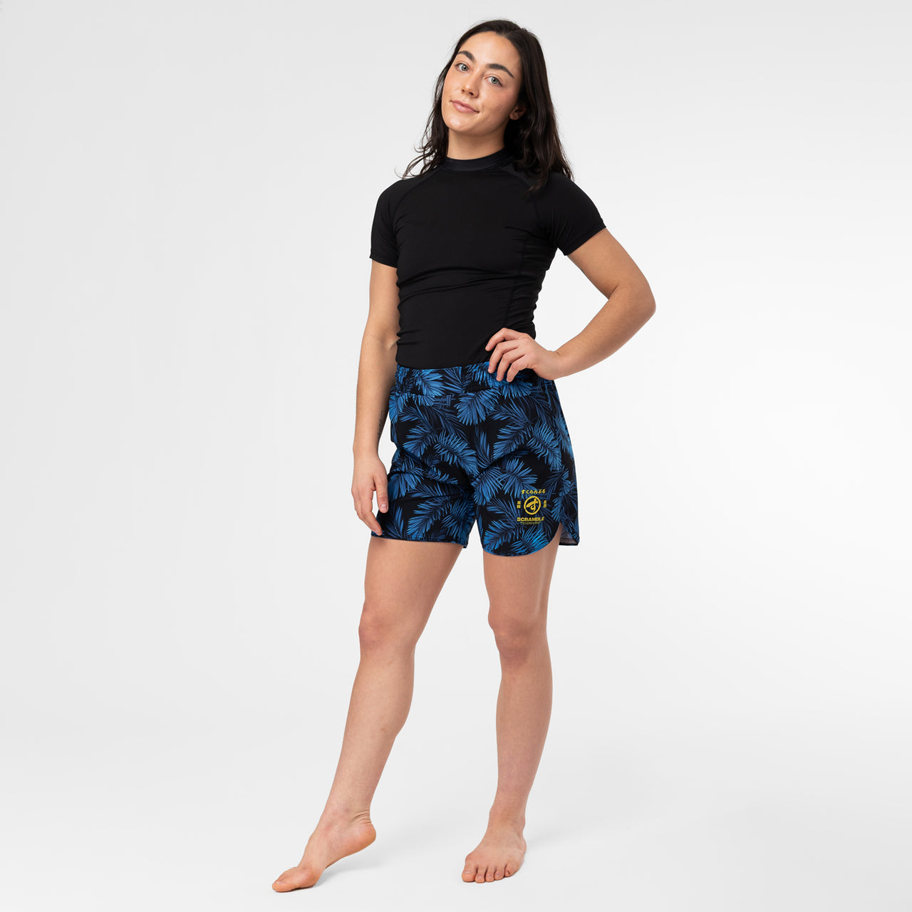 Scramble Indigo Camo Women's Shorts