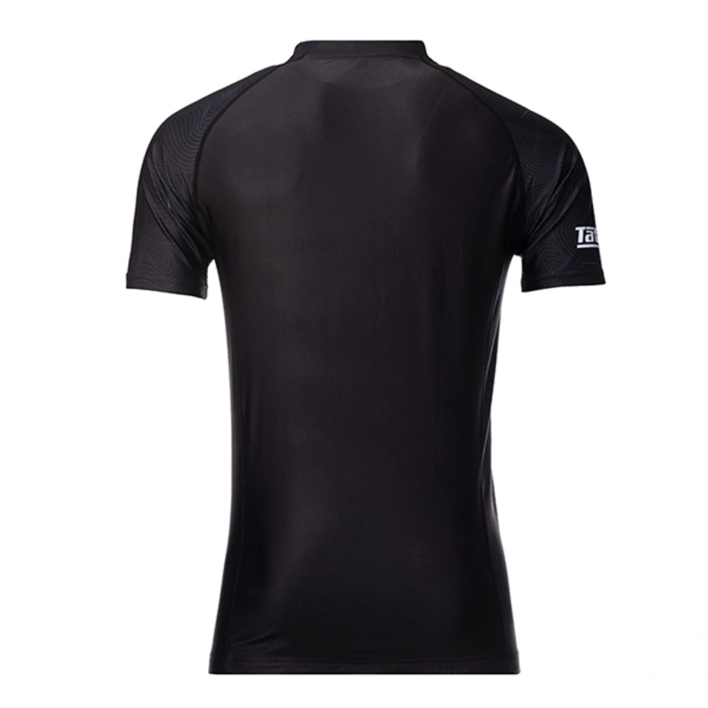 Tatami ELITE Short Sleeve Rash Guard - Black & Blue