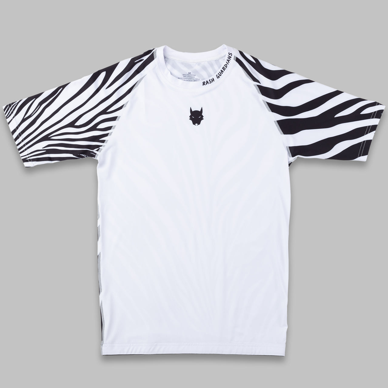 Rash Guardians "Zebra" Short Sleeve Rash Guard
