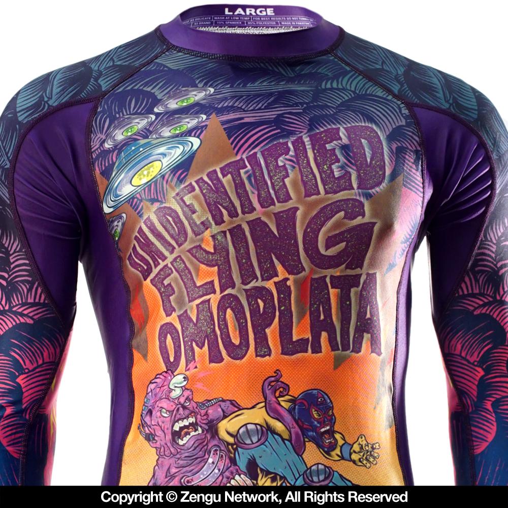 93brand "UFOmoplata" 7/8 Sleeve Women's Rash Guard