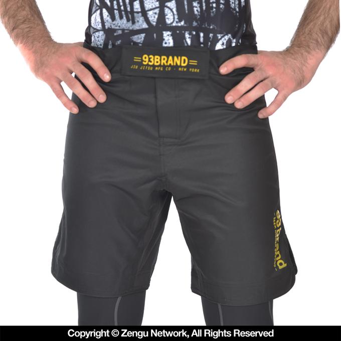 93brand "Standard Issue" Shorts - Black/Gold