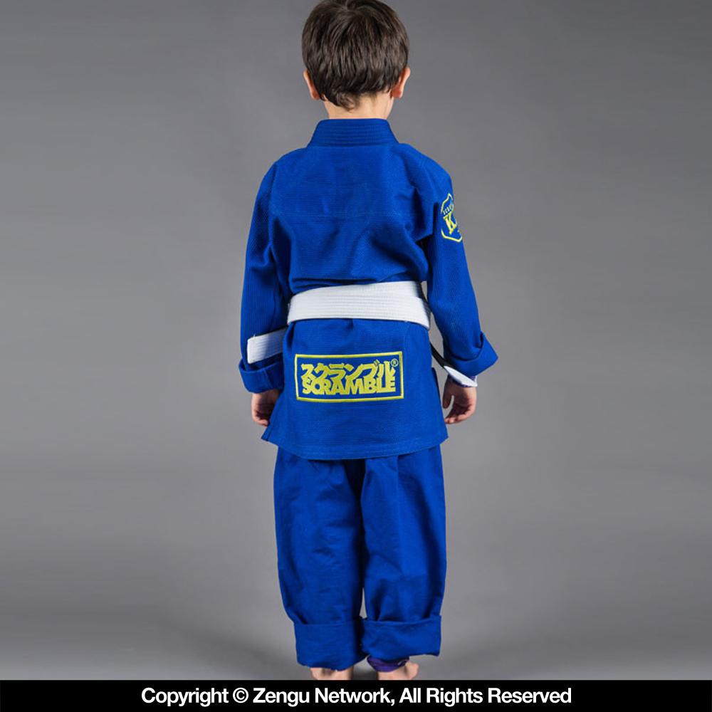 Scramble Children's Blue Jiu Jitsu Gi