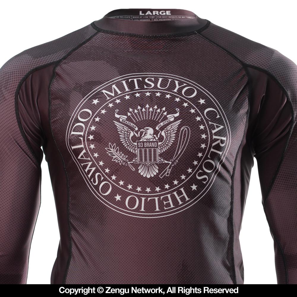 93brand Rollers 7/8 Sleeve Rash Guard