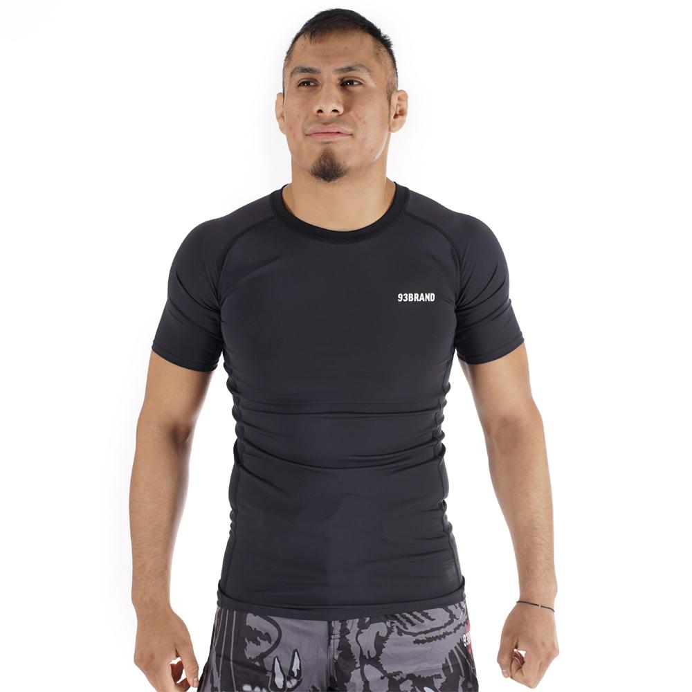 93brand "Standard Issue" Rash Guard 2 pack (Black/Burgundy, Black/Grey)