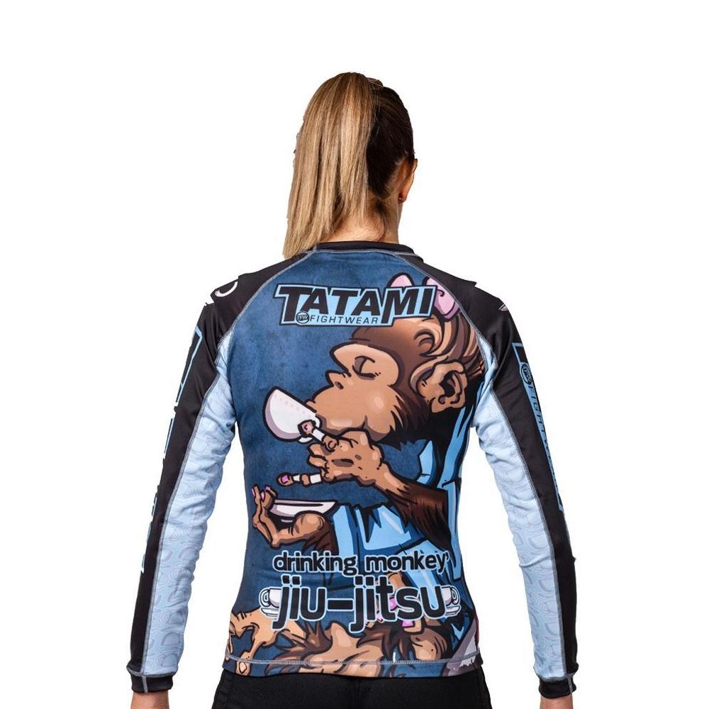 Tatami Drinker Monkey Women's Rash Guard