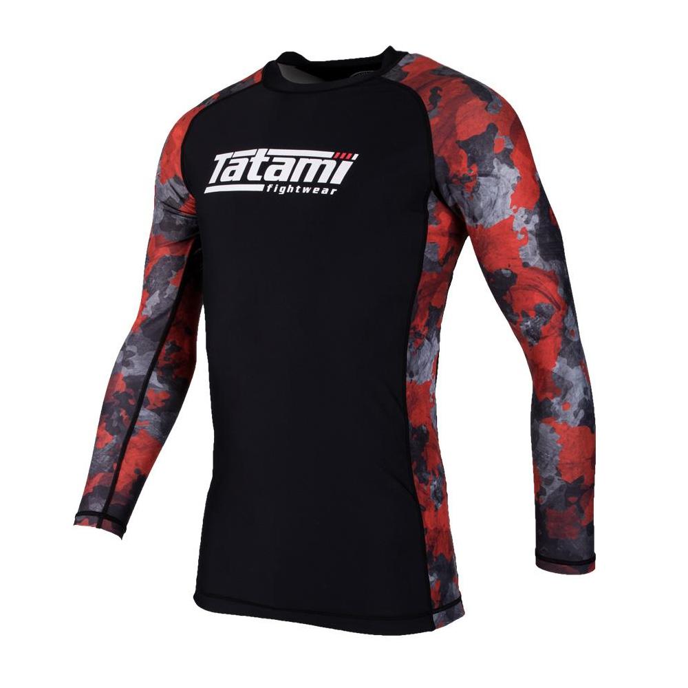 Tatami "Renegade Red Camo" Long Sleeve Rash Guard