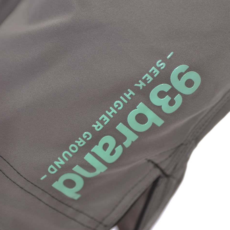 93brand "Standard Issue" Shorts - Charcoal/Mint
