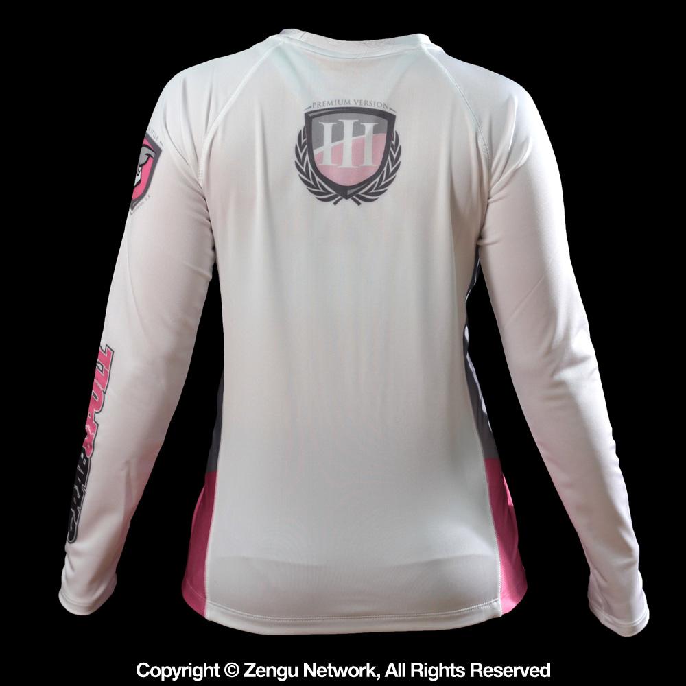 Grab and Pull Pink Women's Rash Guard