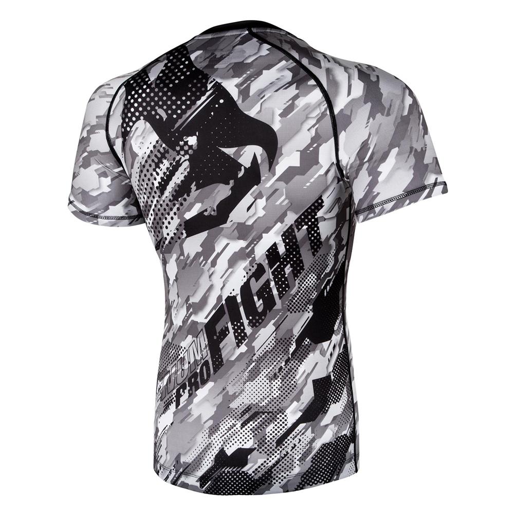 Venum "Tecmo" Short Sleeve Rash Guard - Grey