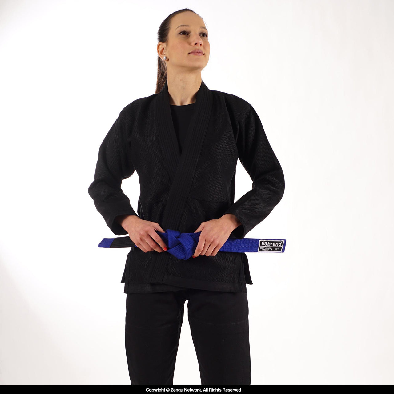 93brand Original "Standard Issue" Women's Jiu Jitsu Gi (First Gen) - Black