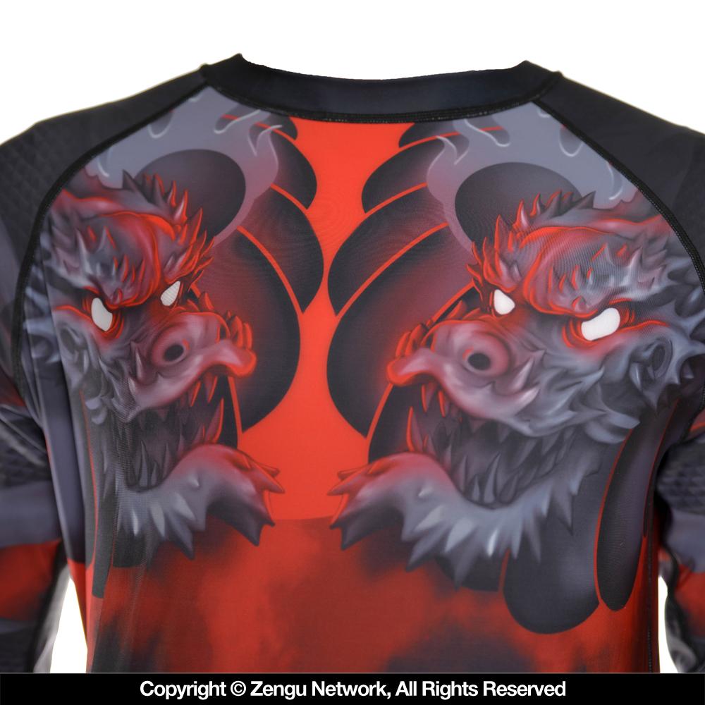 Raven "Illustrated Geisha" Rash guard