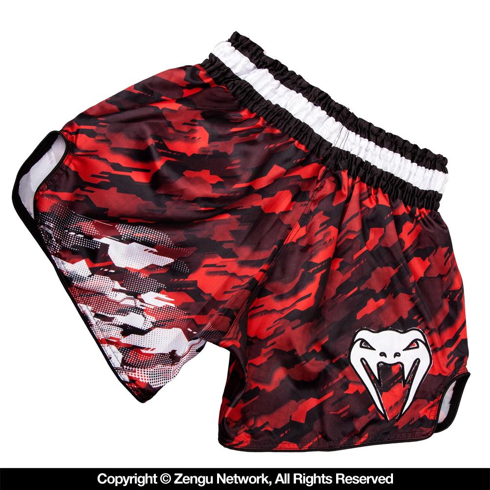 Venum "Tecmo" Muay Thai Shorts - Red