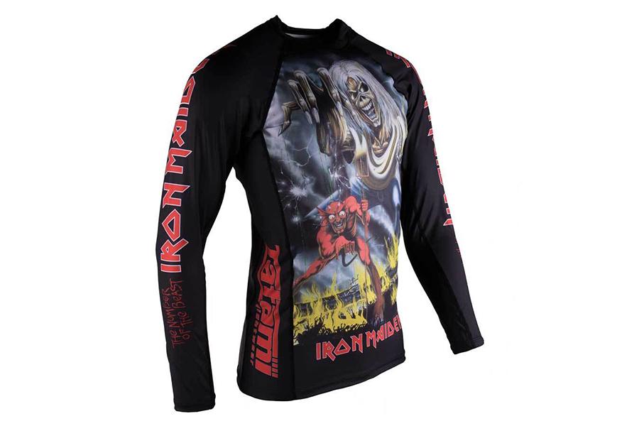 Tatami "Iron Maiden Number Of The Beast" Children's Grappling Rash Guard