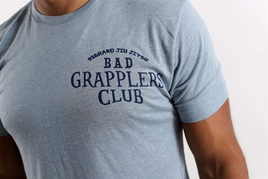 93brand - Bad Grapplers Club - Pale Blue T-shirt - Men's