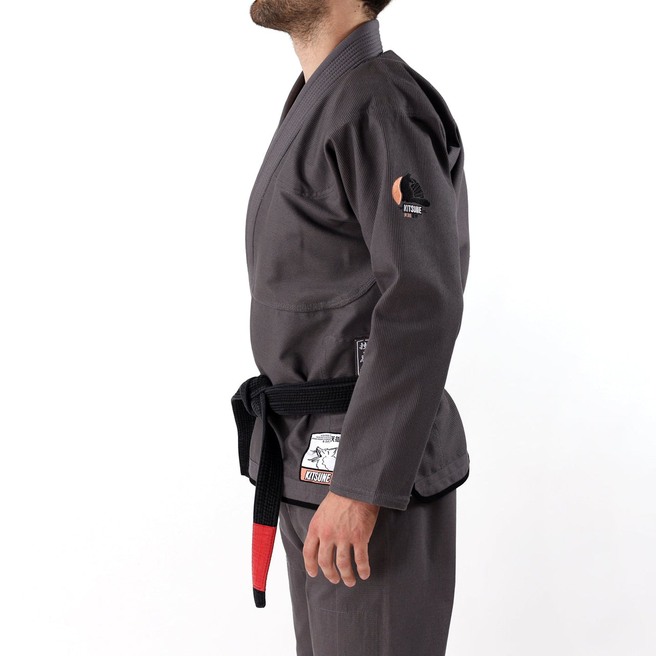 Kitsune "Dragon" Men's BJJ Gi - Dark Grey