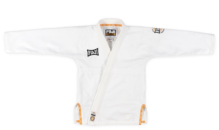 FUJI "Suparaito Worldwide" BJJ Gi - White/Yellow (Exclusive colorway)