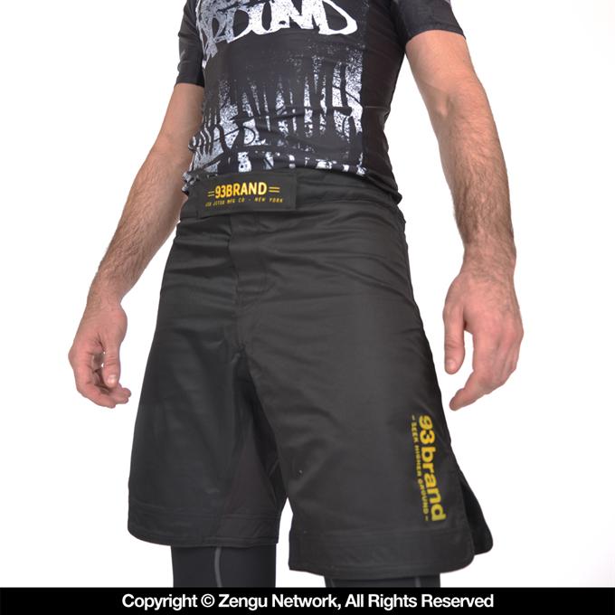 93brand "Standard Issue" Shorts - Black/Gold