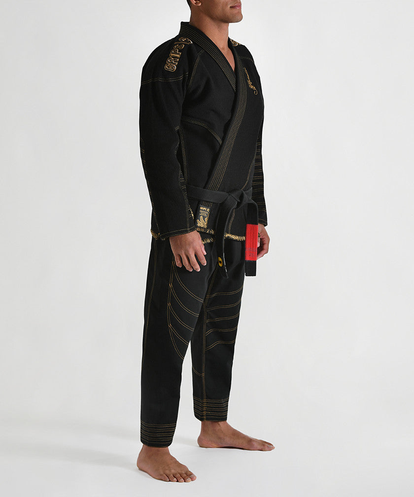 Grips "Armadura" BJJ Gi - Black