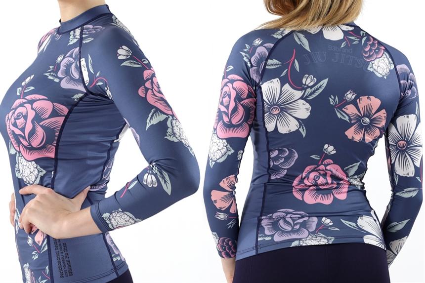 93brand "Cauli Floral" Women's Rash Guard - Long Sleeve