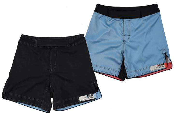 93brand Standard Issue Shorts 2-PACK (Short Length) Black & Pale Blue