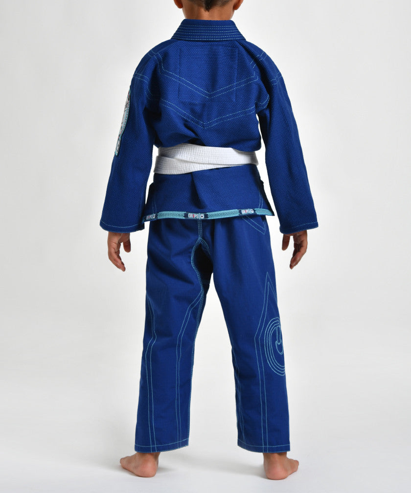 Grips "Triple J" Children's BJJ Gi - Blue