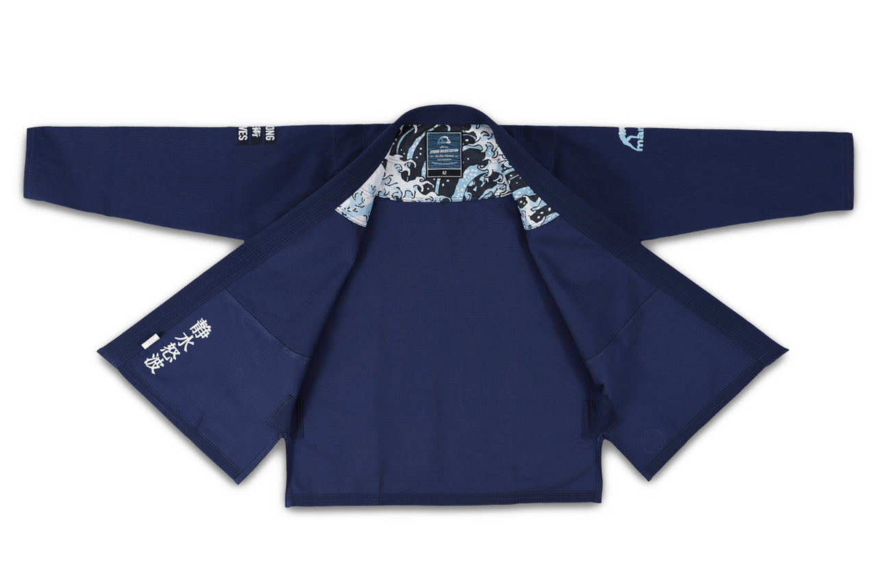 Manto "Strong Waves" BJJ Gi - Navy